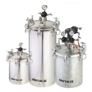 10 Gallon Pressure Tank, Stainless Steel, Non-Agitated, 2 Regulators