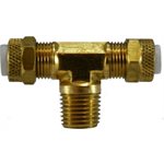 1/2 Poly Tube x 3/8 NPT(M) Branch Tee