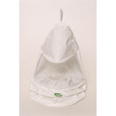 Cc20 Hood Dupont™ Tychem® 2000 Double Bib For C30 Hard Hat (Not Included) Clamp Connection,