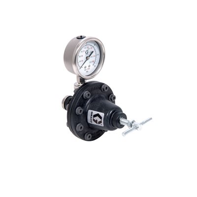 HVLP D/S Regulator,1/4in,3-100 psi