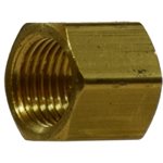 1/2 Cap, Heavy Barstock Brass