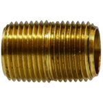 1/4 Close Nipple, Brass