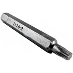 1/4 Hex Bit, Torx Bit T20, 2 Long