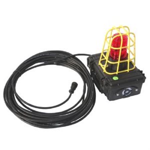 High Intensity Audible/Visual Alarm Box W/50' Cable 9-12Vdc 120Dba