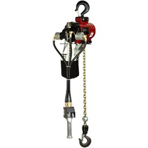 Air Hoist, 1500Lb Cap., Spark Resistant