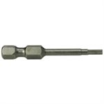 1/4in Hex Power Bit, 25/Minimum