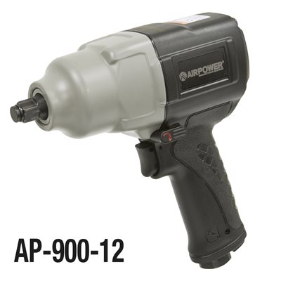 1/2in Sq. Dr. Impact, Max Torque 900 ft-lbs, Free Speed 8000 rpm