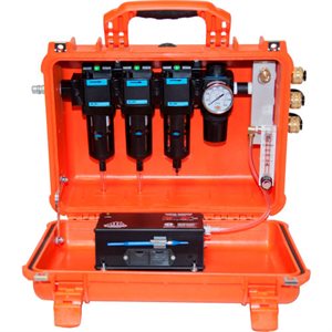 30 Cfm Intrinsically Safe Breather Box Filtration System 9Vdc, 3-Outlet Ftgs.