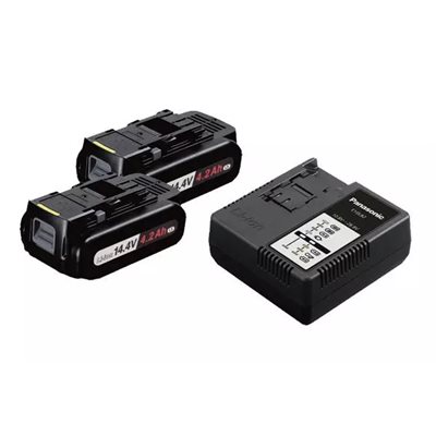 14.4V 4.0Ah Power Supply Kit, 2 - 14.4V 4.2Ah Batteries, 1 Charger