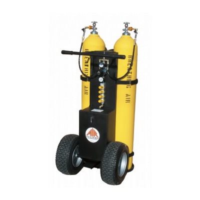 2-CYLINDER BOTTLED AIR CART - 4500PSI