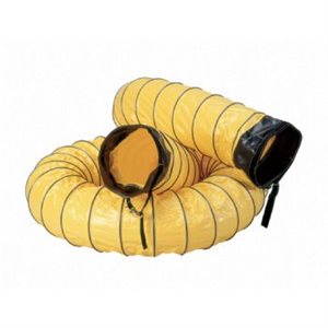 12IN. PVC HOSE X 25', YELLOW