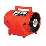 8IN. FAN, ORANGE PLASTIC, 115VAC, 60HZ