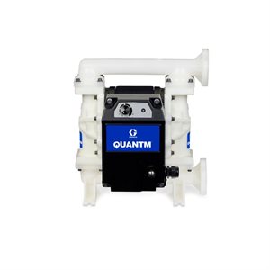Model i30 Quantm Electric Diaphragm Pump, Poly Fluid Section, Poly Seats, PTFE Balls and Overmolded